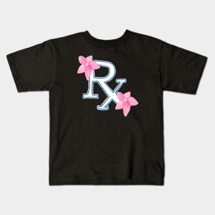 Rx (white colorful background) Kids T-Shirt